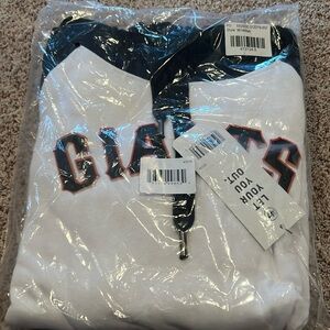 San Fran Giants color blocked Hoodie